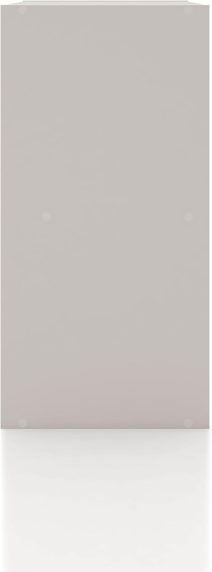 Homes: Inside + Out Apexa 4-Cube Storage Organizer Shelves, Stackable Wood Bookcase Fits Cubby Bins for Organization, Dorm Teen Room Decor & Home Office, Taupe Grey