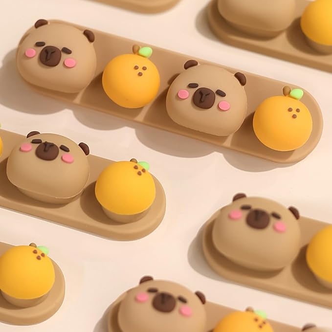 Capybara Cable Organizer, Adorable Animal-Shaped Cable Clips