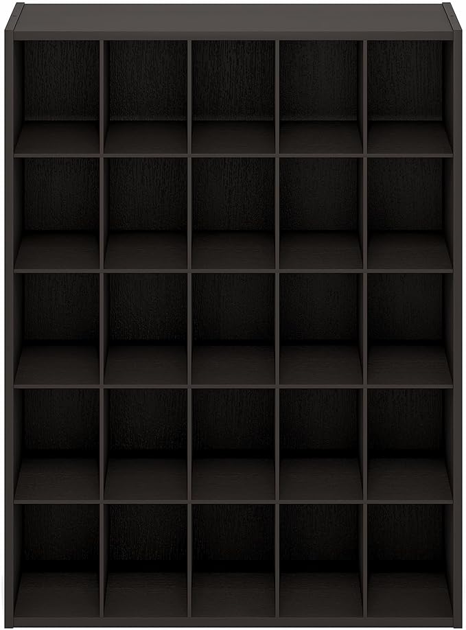 Furinno FANO Shoe Rack, 25-Cube Shoe Organizer, Stackable Shoe Storage