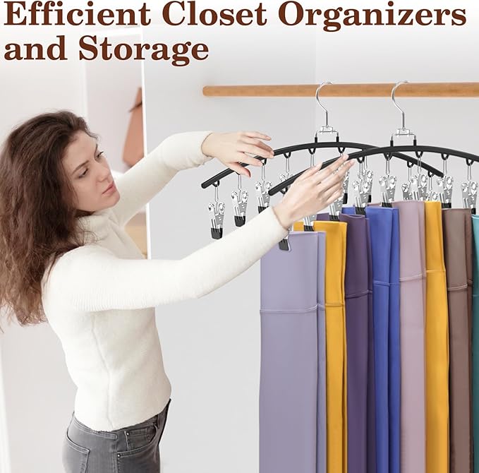 4 Pack Closet Organizers and Storage for Legging