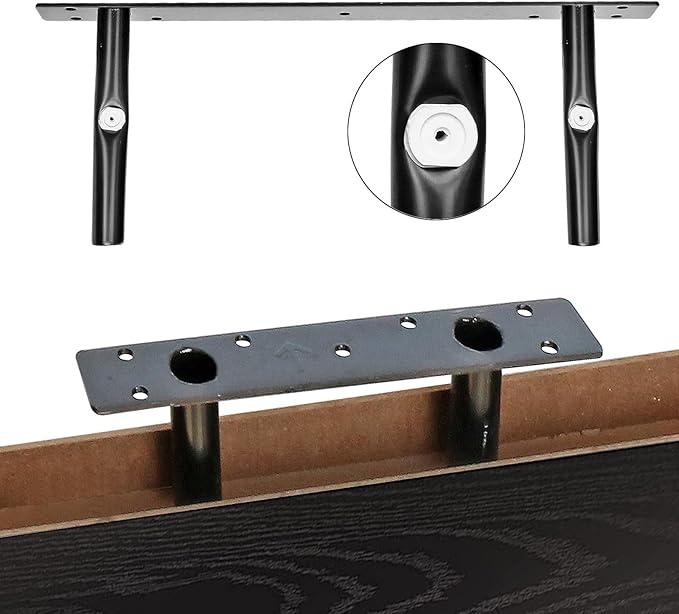 QEEIG Bathroom Shelves Over Toilet - Paper Storage Wall Mounted Farmhouse Decor Decorations Aesthetic Décor Sign Small Floating Shelf 2+1 Set 16 inch, Black (020B)
