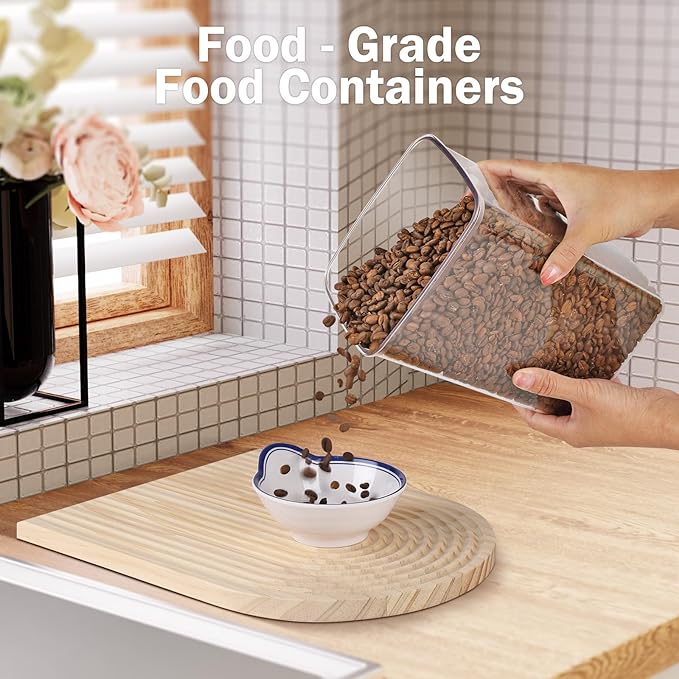 Pop Airtight Food Storage Containers Set with Lids, 1.8qt)*2