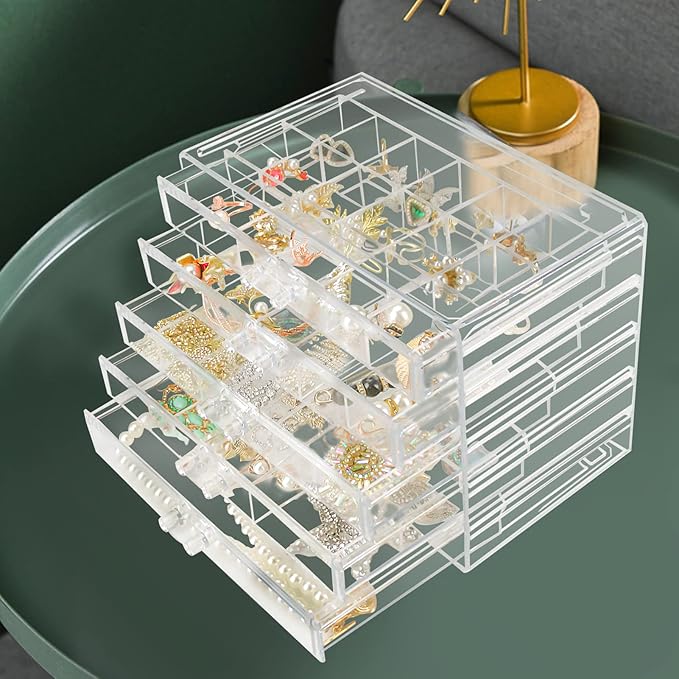 Clear Acrylic Jewelry Organizer