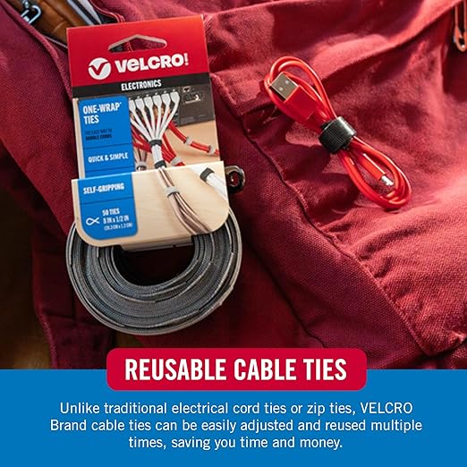 Brand Reusable Cable Ties, Practical Tech Gifts for Men