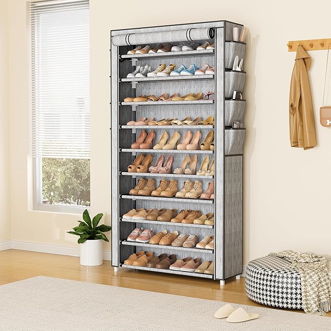 Tall Shoe Rack with Cover, Printing