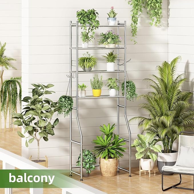 Over the Toilet Storage Cabinet, Metal 4 Tier Bathroom Shelves Over Toilet
