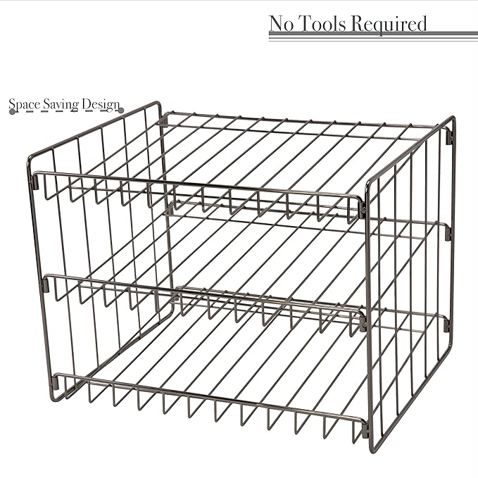 Kitchen Details 3 Tier Can Organizer, Canned Food Storage Rack