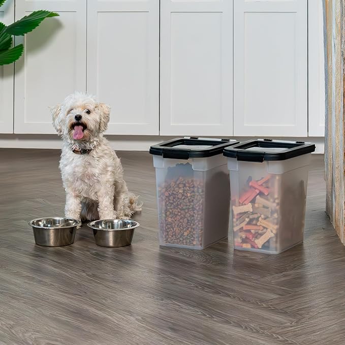 USA Airtight Dog Food Storage Container, Up to 10 lbs Each, 2 Pack