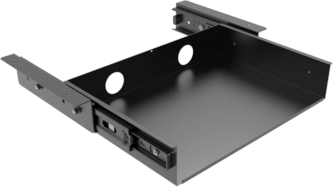 13 inch Under Desk Slide Out Storage Shelf