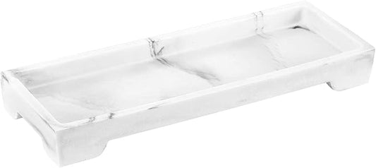 Vanity Tray, Bathroom Toilet Tank Storage Tray, Resin Kitchen Sink Trays