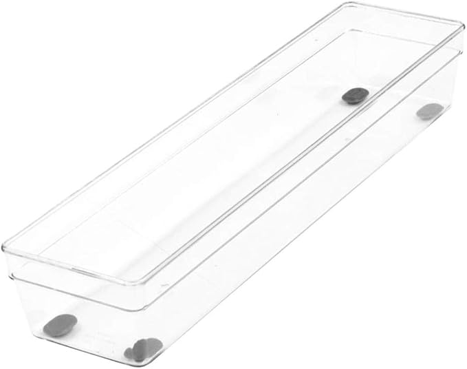 Glad Plastic Drawer Storage Tray, Heavy Duty Organizer Bin for Home, Kitchen