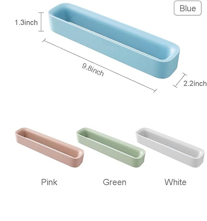Wall Mounted Shoe Rack with Sticky Hanging Strips, Hanging Shoe Organizer for Bathroom, Door Shoe Hangers,premium Slippers Rack, Shoe Rack for Door (white+green)