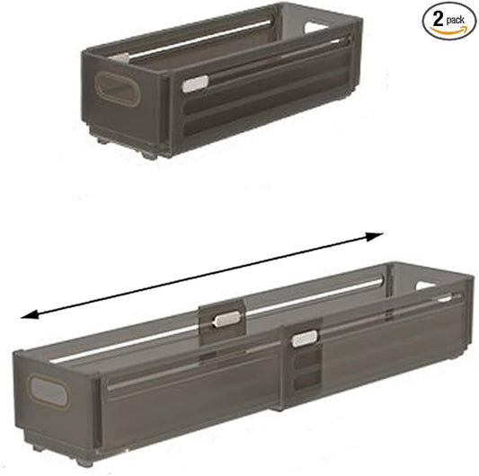 Foldable Storage Bins, Small Grey