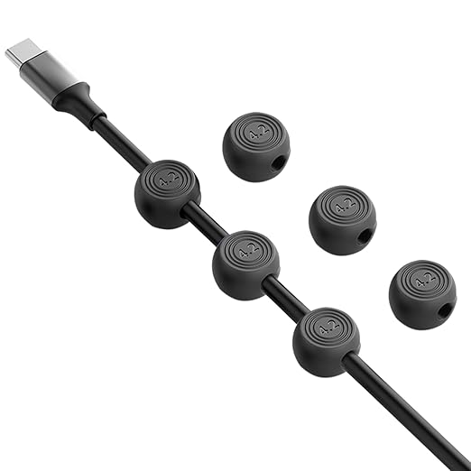 Wanheart Magnetic Cord Holders, Magnetic Cable Organizer for Desk
