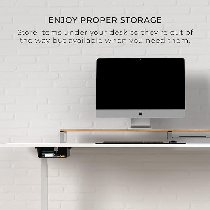 Under Desk Storage Shelf, Drawer Organizer for Office, Workstations, Tables