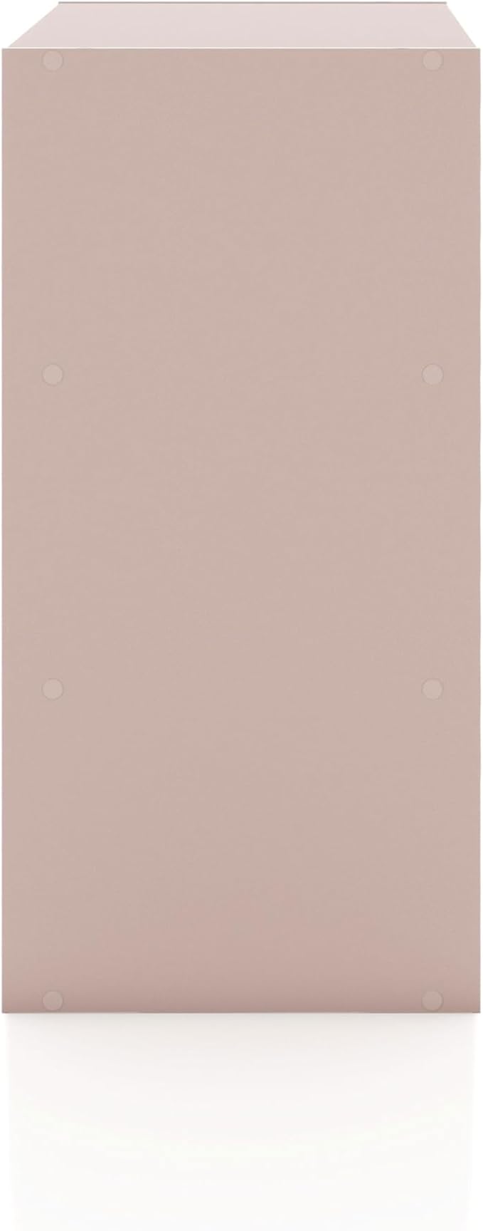 Homes, Inside + Out Apexa 4-Vertical Storage Organizer Shelves, Light Pink