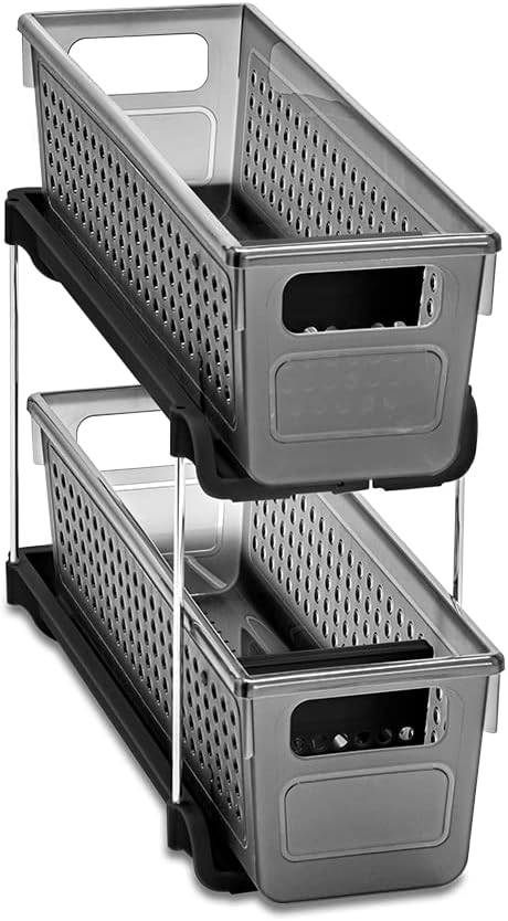 Madesmart Premium Small 2 Tier Organizer