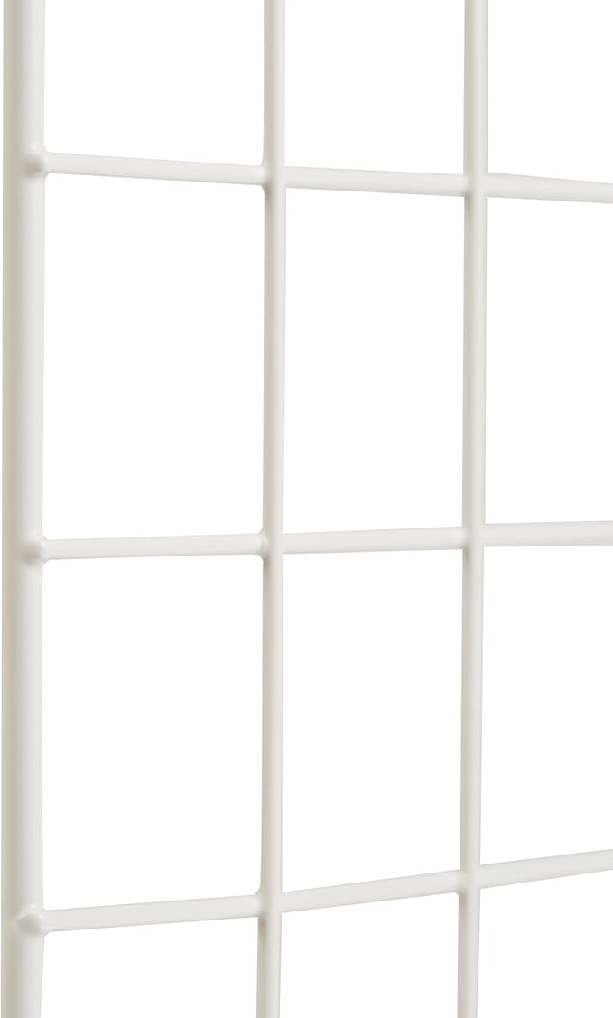 Amazon Basics Cube Wire Grid, 6-Cube, 12 x 12-Inches, White | Stackable