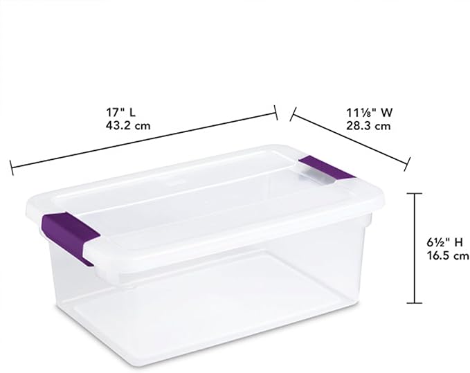 36-Pack 15 Quart ClearView Latch Box