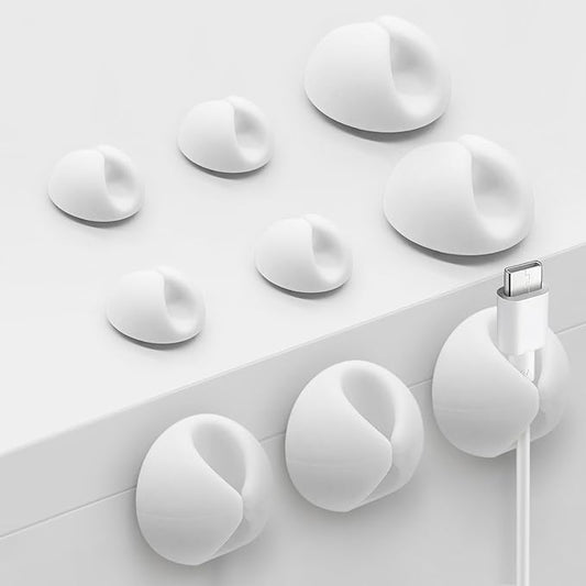 Phone Charger Cord Holder, Mini Cable Clips Wire Organizer
