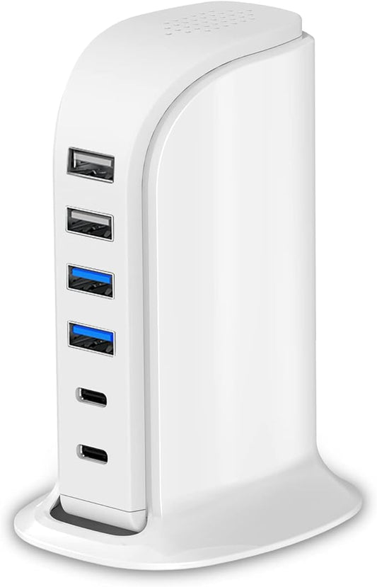 USB Charger Upoy, Charging Station for Multiple Devices 45W