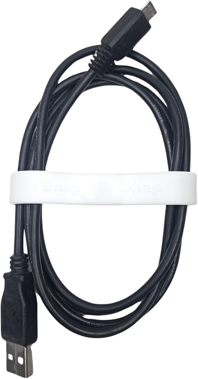 GoCJ Snap Wrap | Pro Silicone Magnetic Cable Organizer | 6-Pack | Easy One-Hand Operation | Tidy Cable & Wire Storage