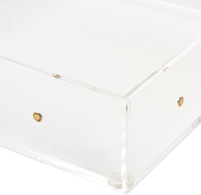 russell+hazel Large Acrylic Drawer Bloc, 6” x 6”, Desktop Organization, Clear, 1 Count, 98144