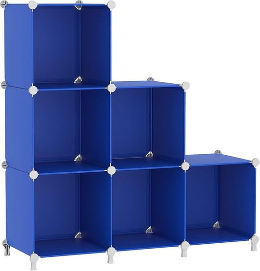 Cube Storage Organizer, 6 Cube Closet Organizers and Storage Shelves