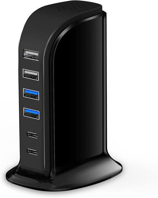 USB C Charger Block Upoy, Chargers for Multiple Devices Dual Type C 45W Total