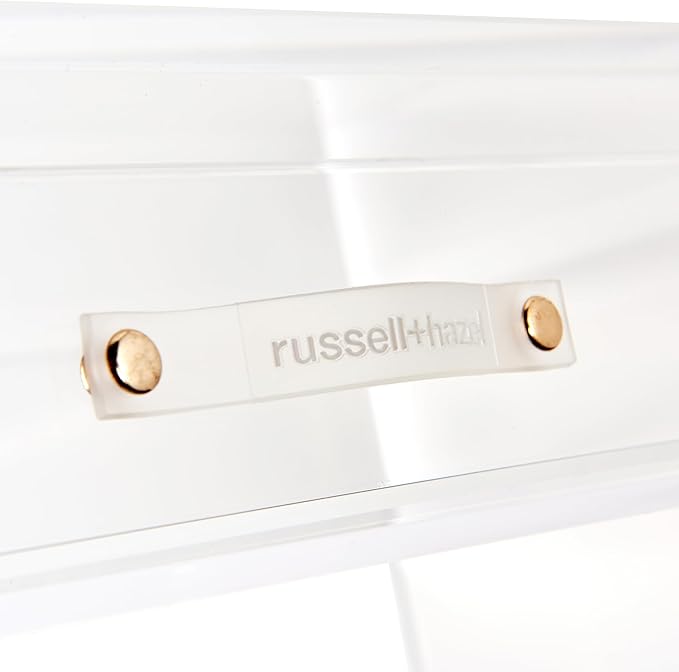 Russell+hazel Acrylic Monitor Stand with Drawer, 20” x 10” x 5.25”