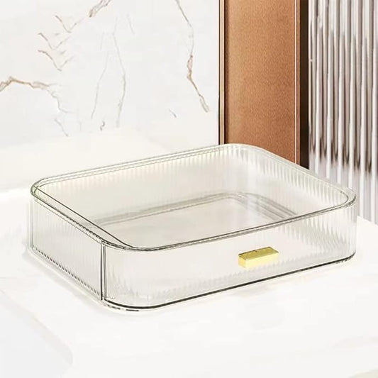 Stackable Makeup Organizer Drawers, Nail Care -Clear