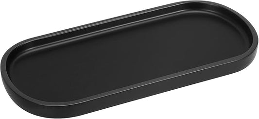 Bathroom Vanity Tray, Oval Soap Dispenser Tray, 10" Kitchen Counter Trays