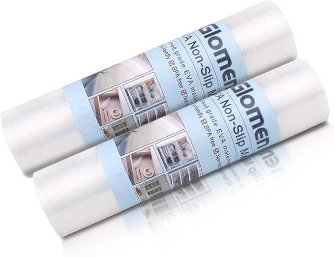 Shelf Liner, Non-Slip Cabinet Liner, 16 Inches x 20 FT x 2 Rolls