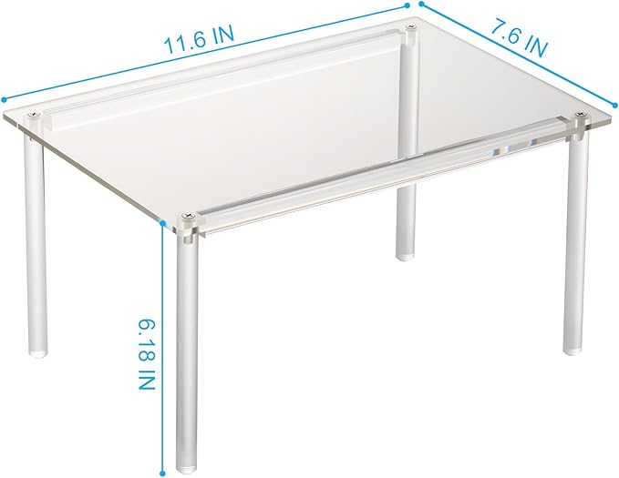 1 Pack Acrylic Cabinet Organizer, Kitchen Countertop Counter Organizer