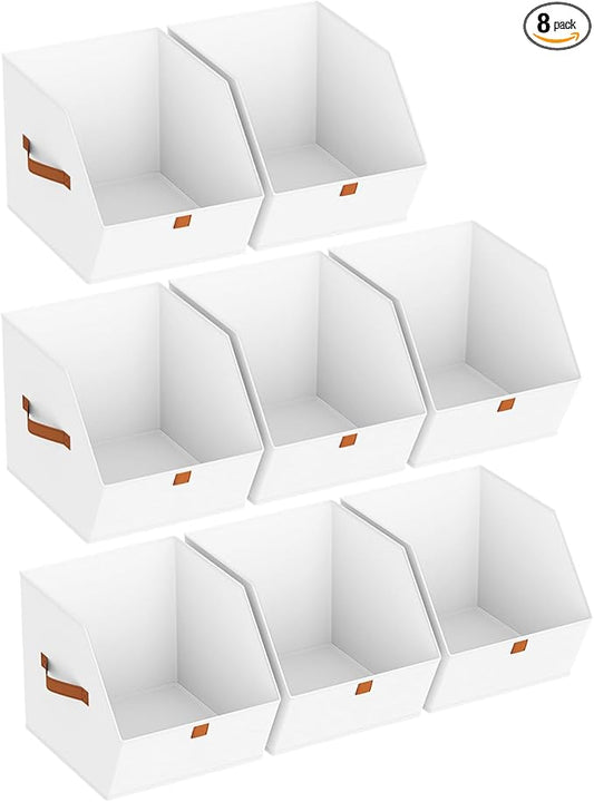 Fabric Closet Storage Cubes, White