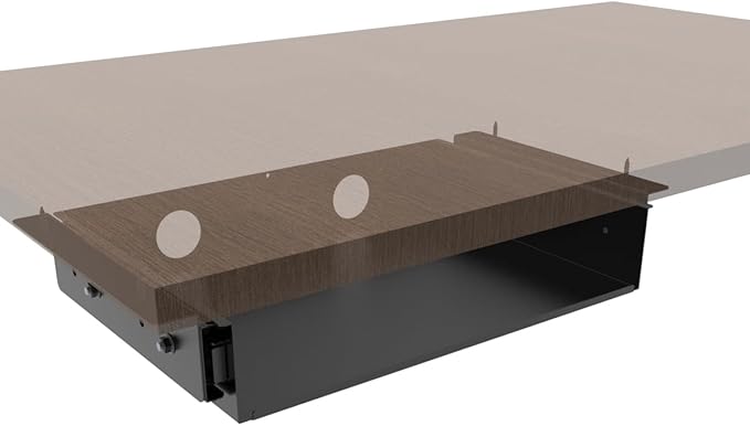 13 inch Under Desk Slide Out Storage Shelf