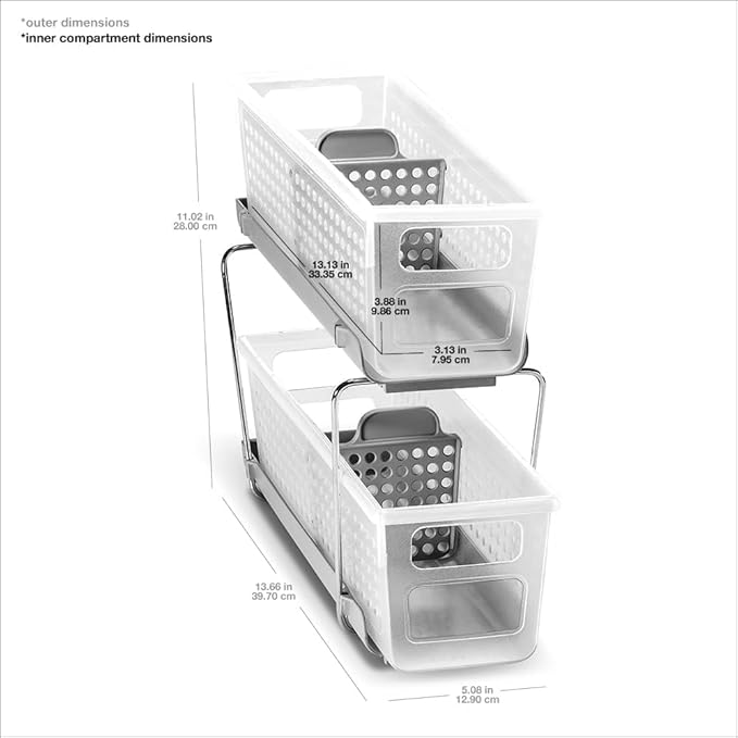 Madesmart Mini 2-Tier Organizer