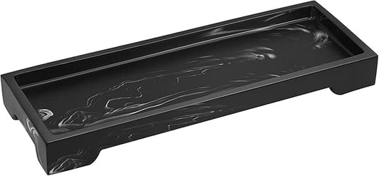 Resin Vanity Tray, Bathroom Tray Toilet Tank Storage Tray