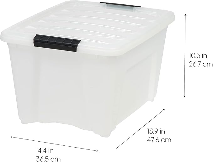 USA 8 Pack Stackable Storage Bin