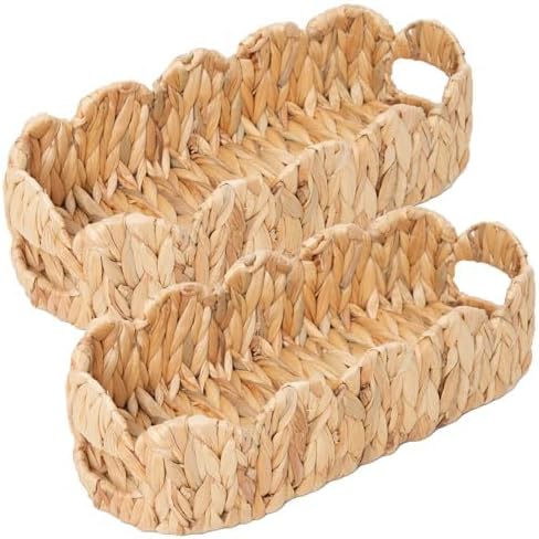 2 SAME SIZE Toilet Paper Storage Basket, Back of Toilet Storage