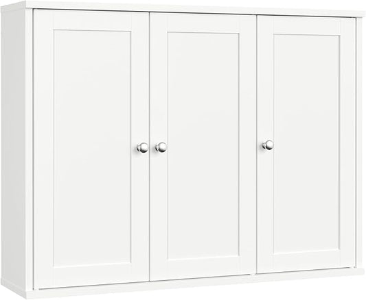 Siren Collection, Bathroom Wall Cabinet, Cloud White UBBK350WB01S