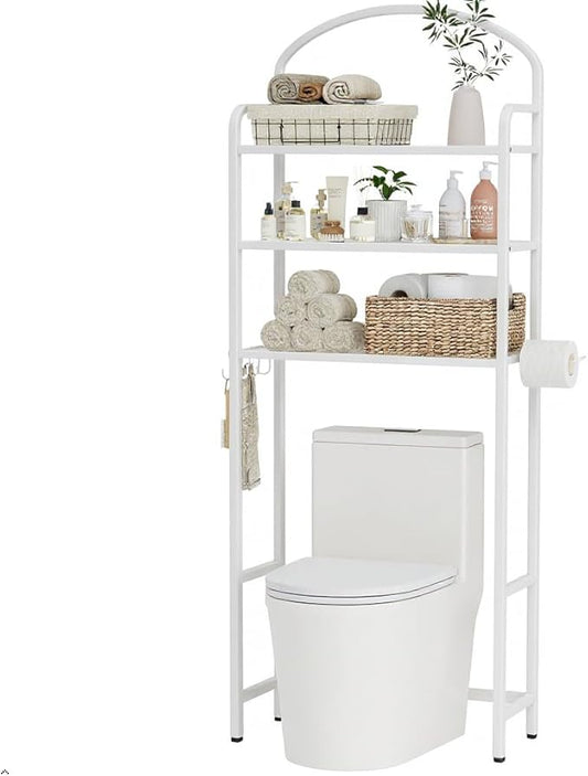 Over The Toilet Storage Rack, White Toilet Storage