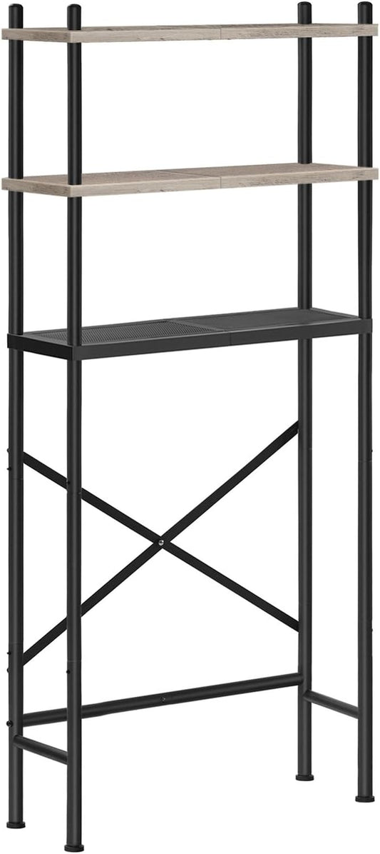 Over the Toilet Storage, Greige and Black BG63TS01