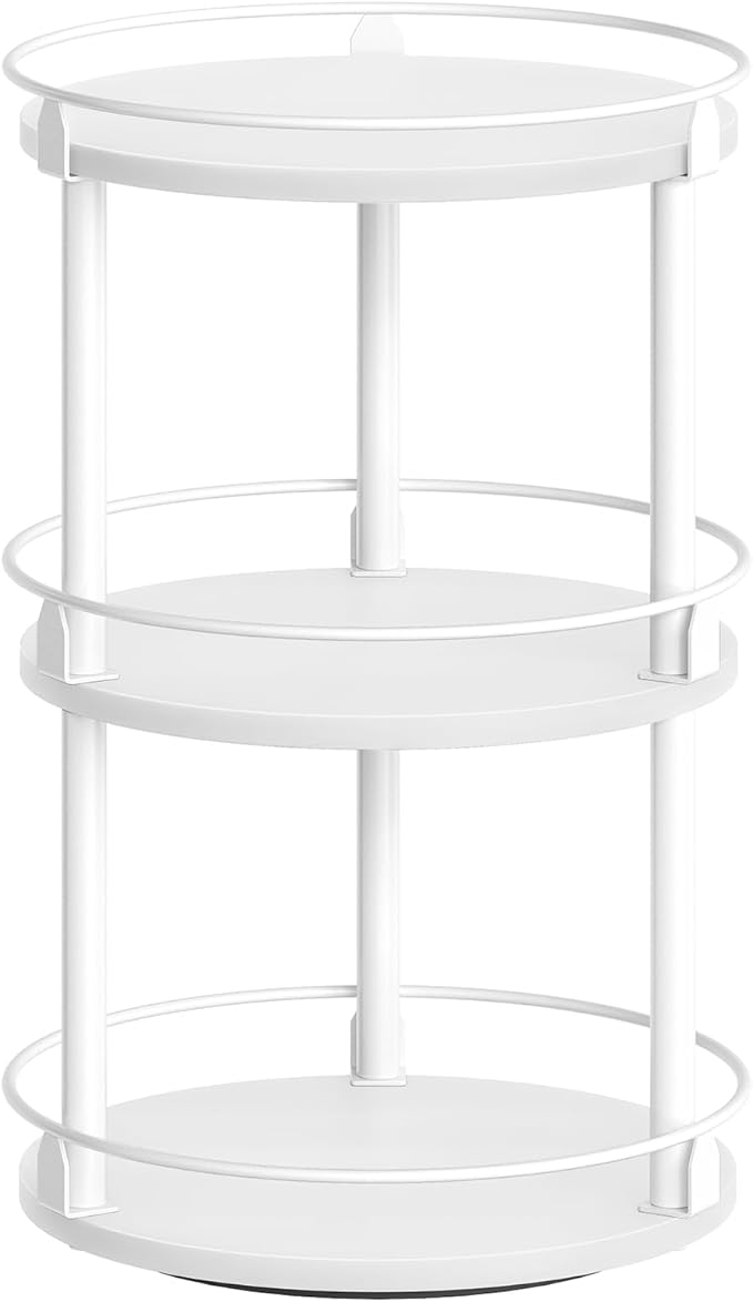 Lazy Susan Organizer, Rotating Spice Rack, 3 Tier Spice Turntable Organizer