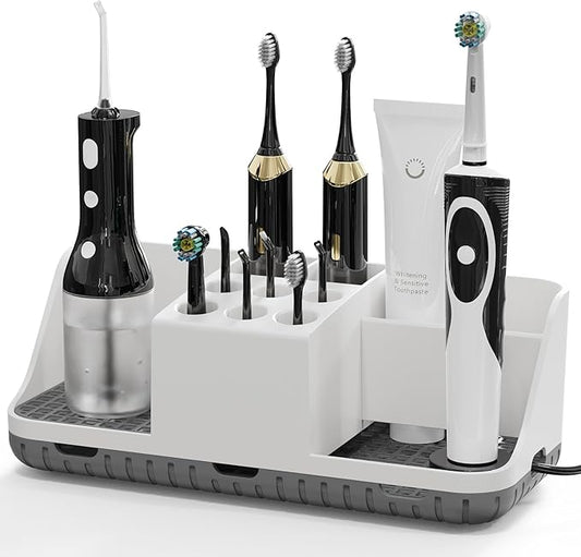 Electric Toothbrush Holders with Cord Slots