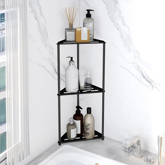 Standing Shower Caddy Corner, 3 Tier Stainless Steel Shower Organizer Stand