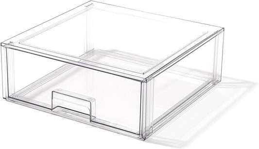Stackable Storage Drawers, X-Large, Clear, THE CRATE COLLECTION