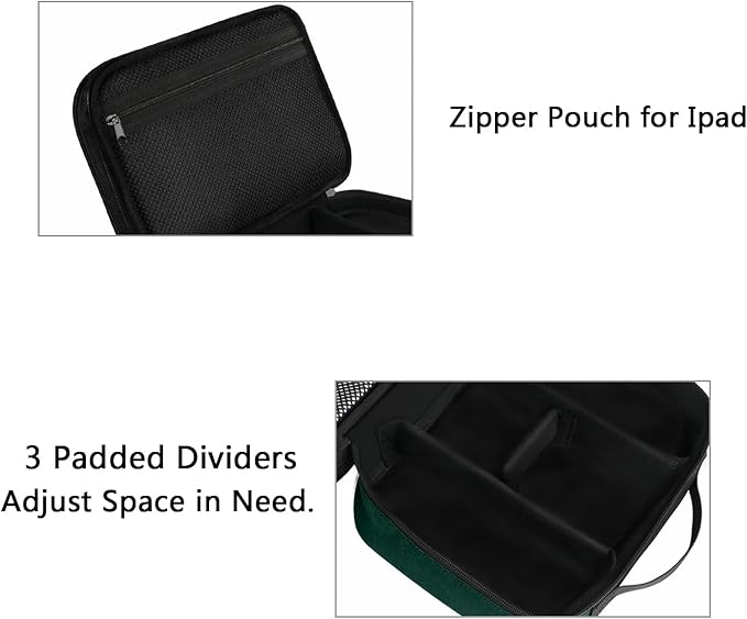 Electronics Travel Organizer, Peacock Blue
