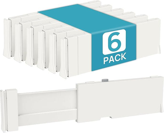 6 Pack Drawer Dividers for Clothes