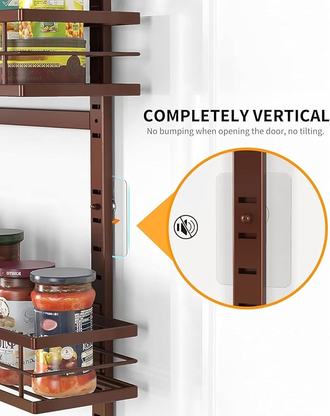 Bronze 9-Tier Over The Door Pantry Organizer, Pantry Organization And Storage